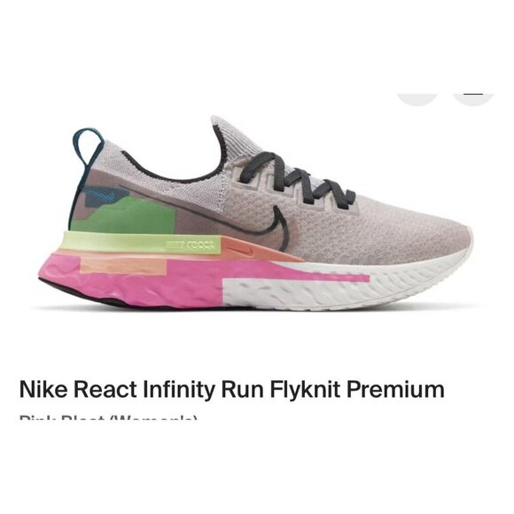Nike React Size 8 Running Shoes Rainbow Color Womens Euc - Picture 1 of 10